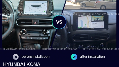 Màn hình DVD Android xe Hyundai Kona 2018 - nay | Zestech Z800 New